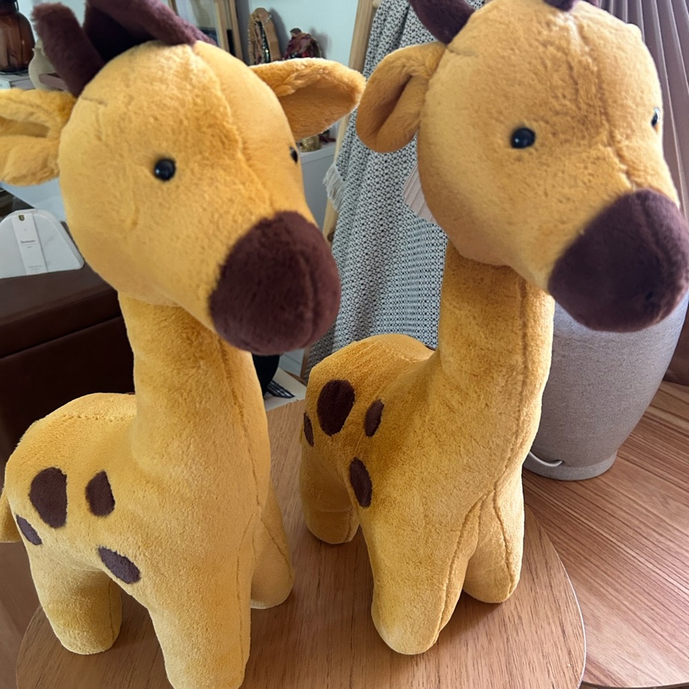 Jellycat Plush Giraffe Yellow Brown Stuffed Animal